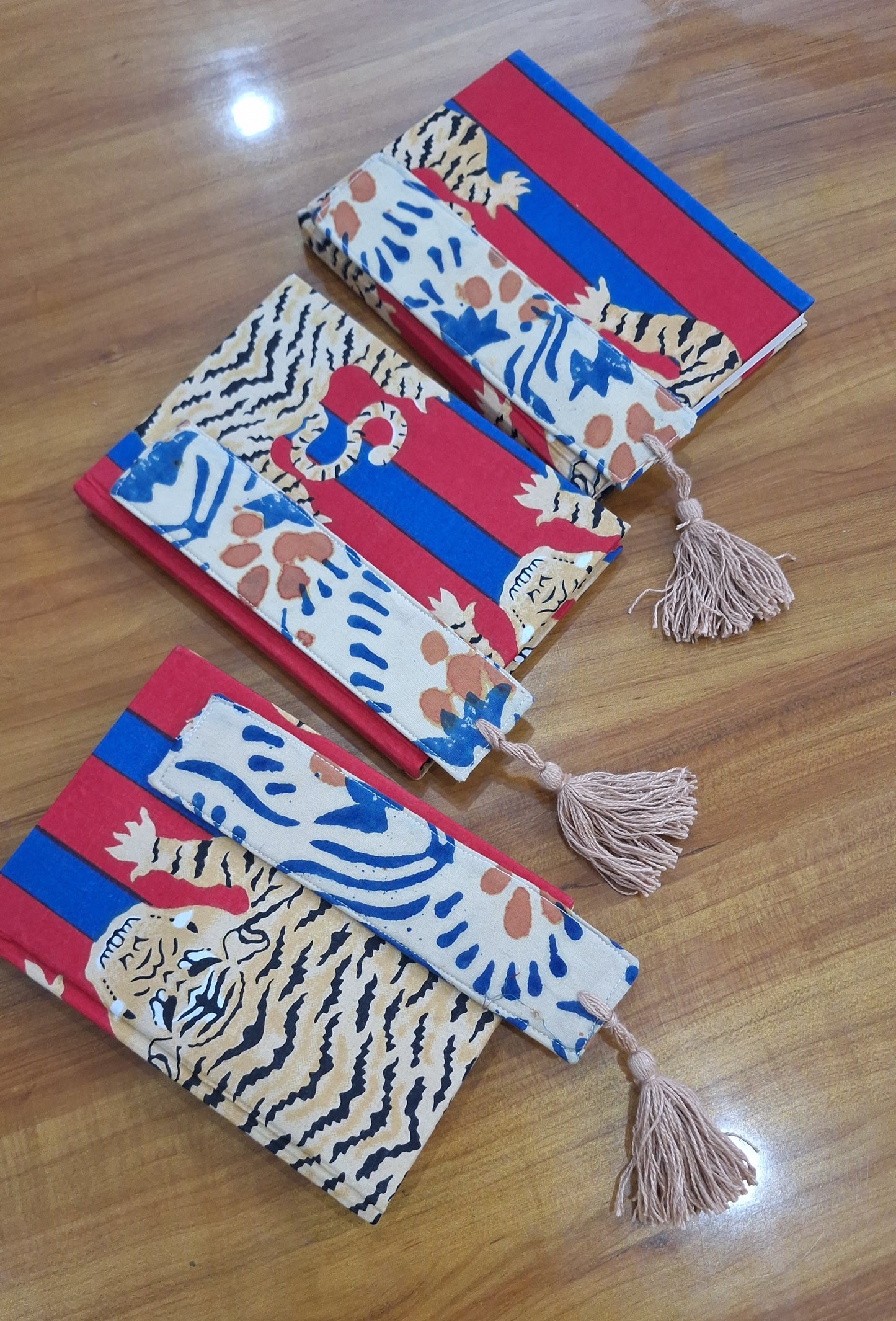 Wonderful Flying Tiger Printed Fabric Cover Diary for Diary Writtimf