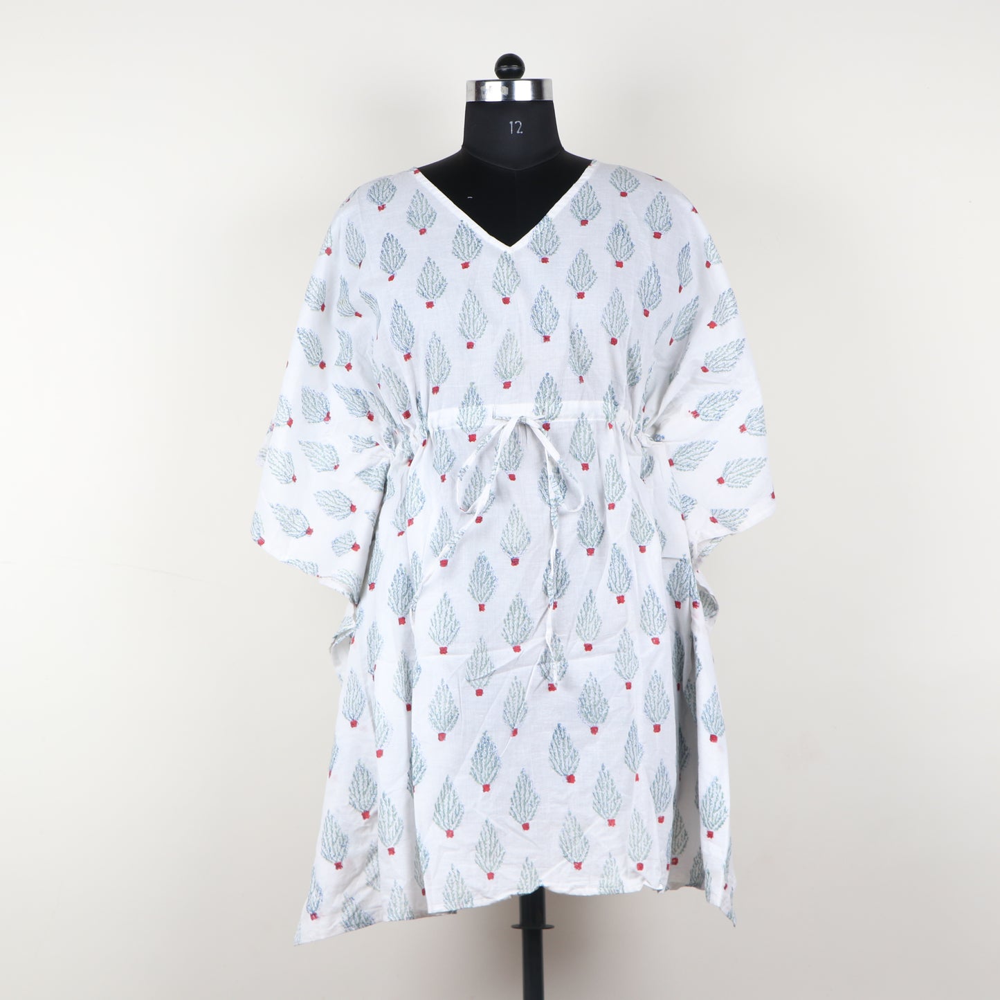Indian Hand Block Printed Cotton Kaftans