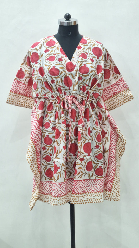 Hand Block Printed Kaftan in Jaipur
