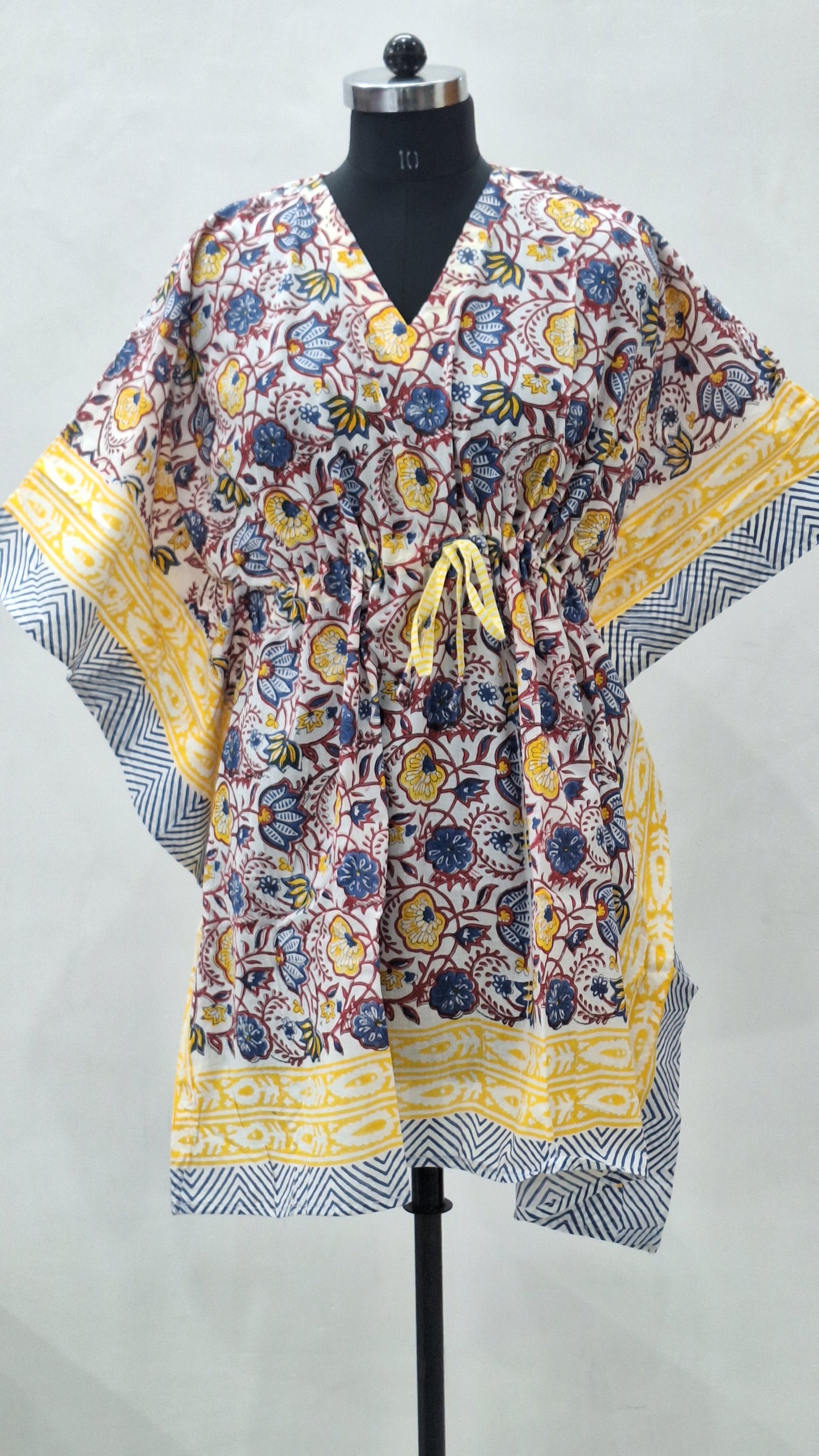 Hand Block Printed Kaftan in Jaipur