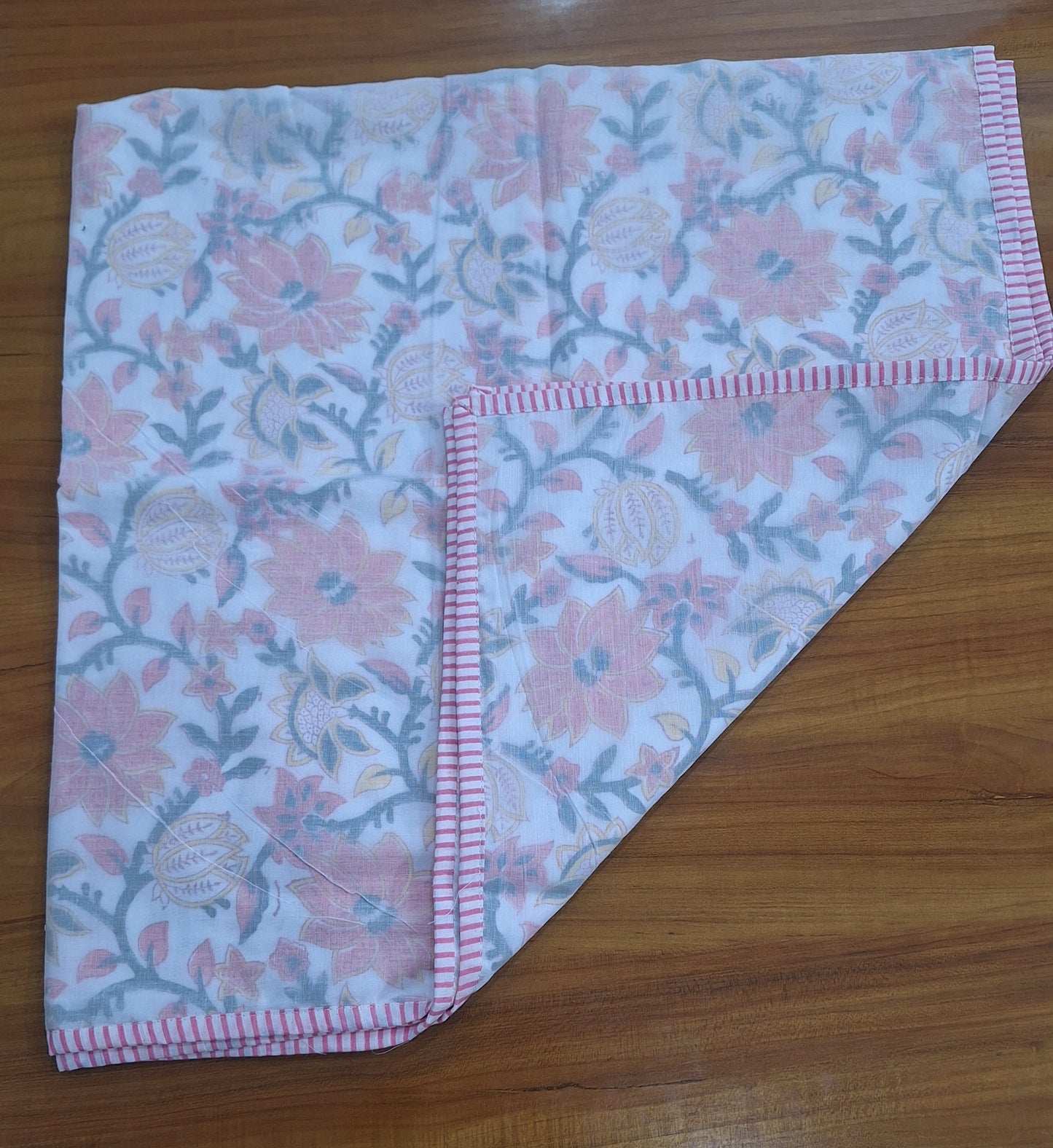 Hand  Block Printed cotton Baby Dohar