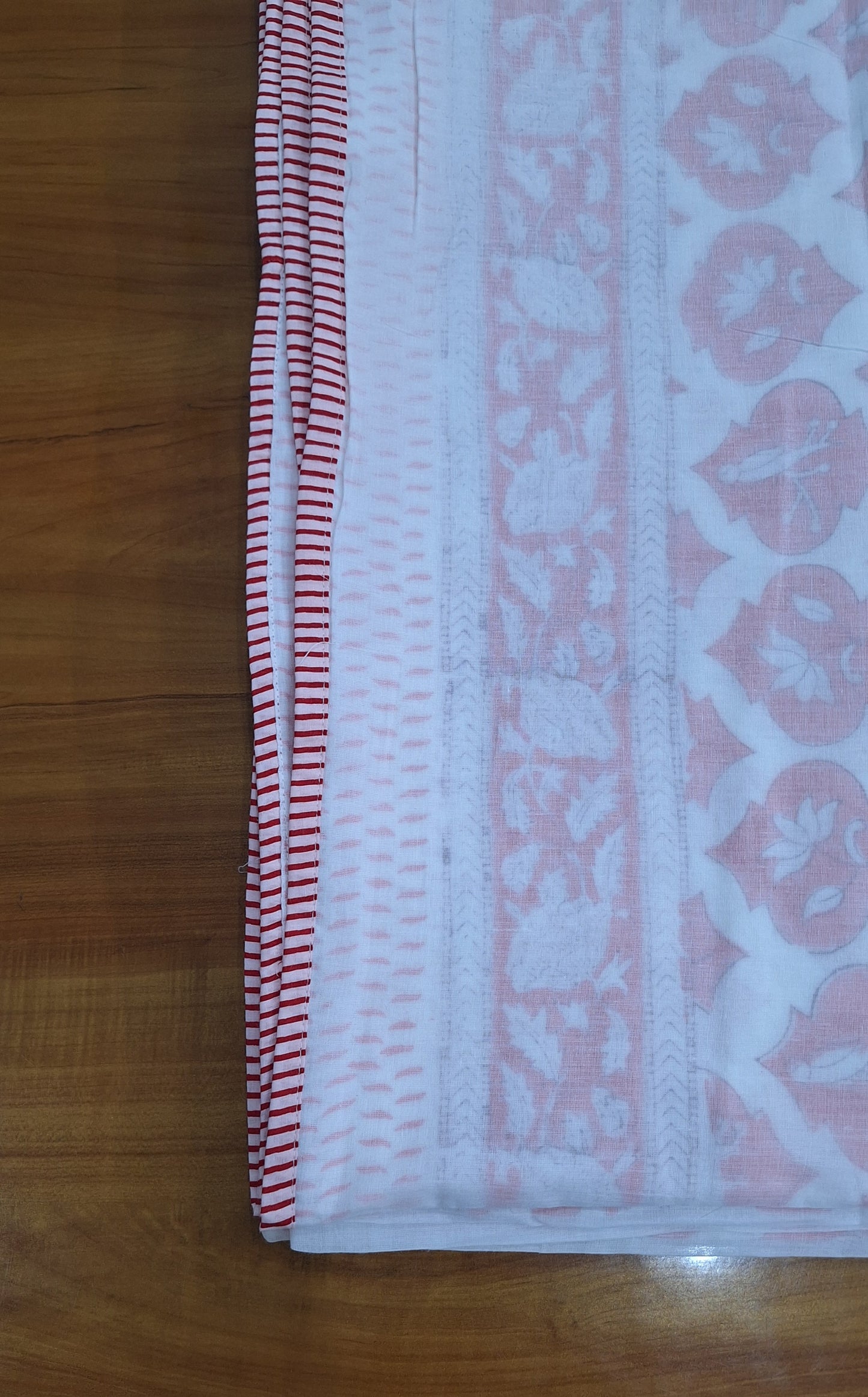 Blush Jaal Hand Block Printed  Dohar