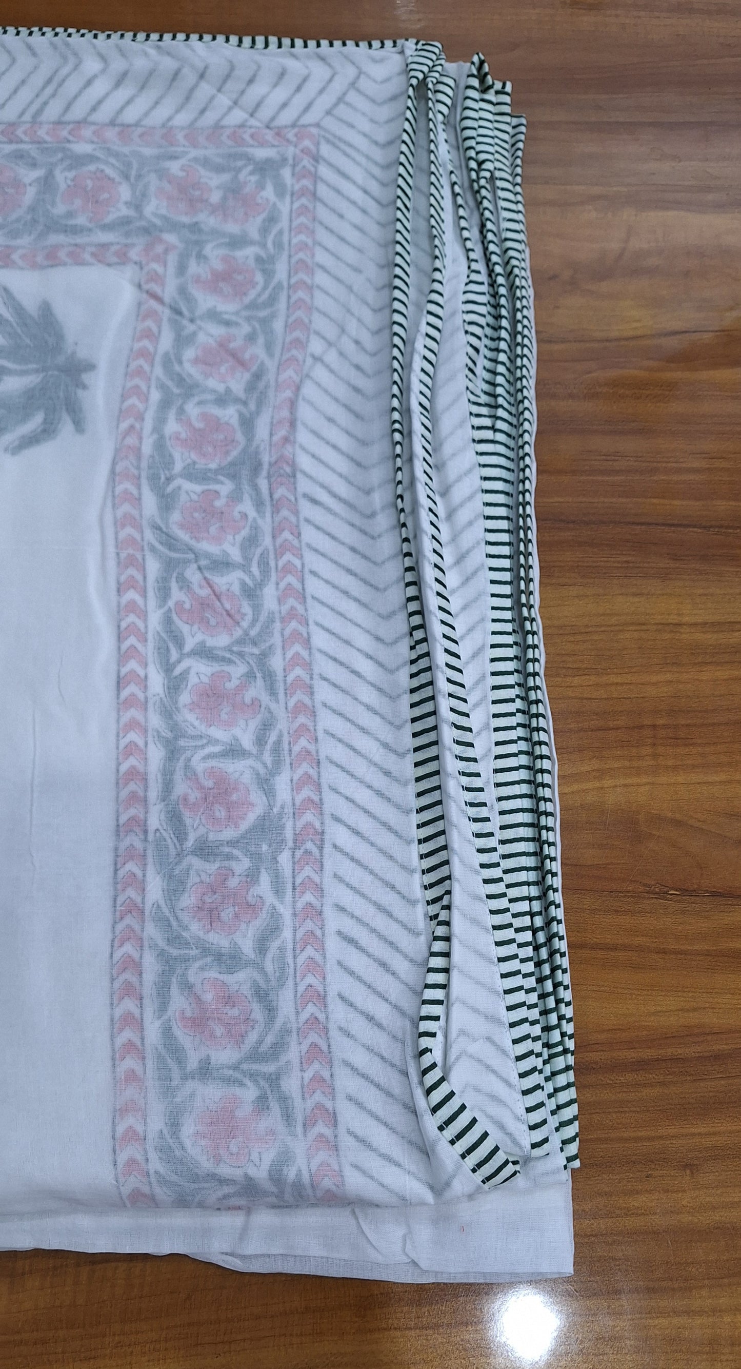 Indian Floral Happy Flower Printed Cotton Dohar