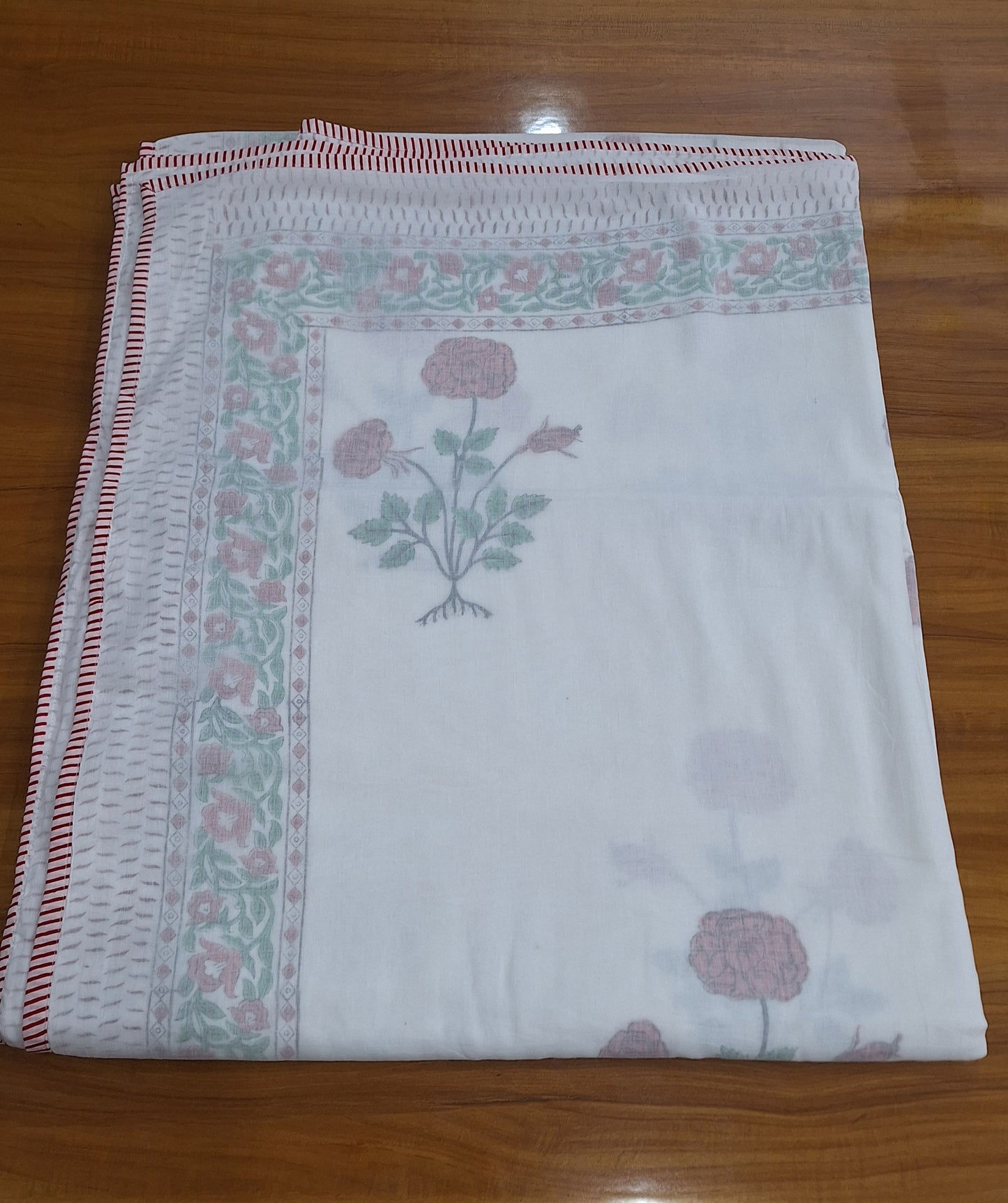 Beautiful Love Buta printed cotton dohar