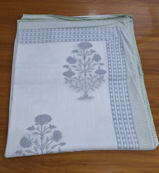 Hand Block Beautiful Buta Printed Cotton Dohar