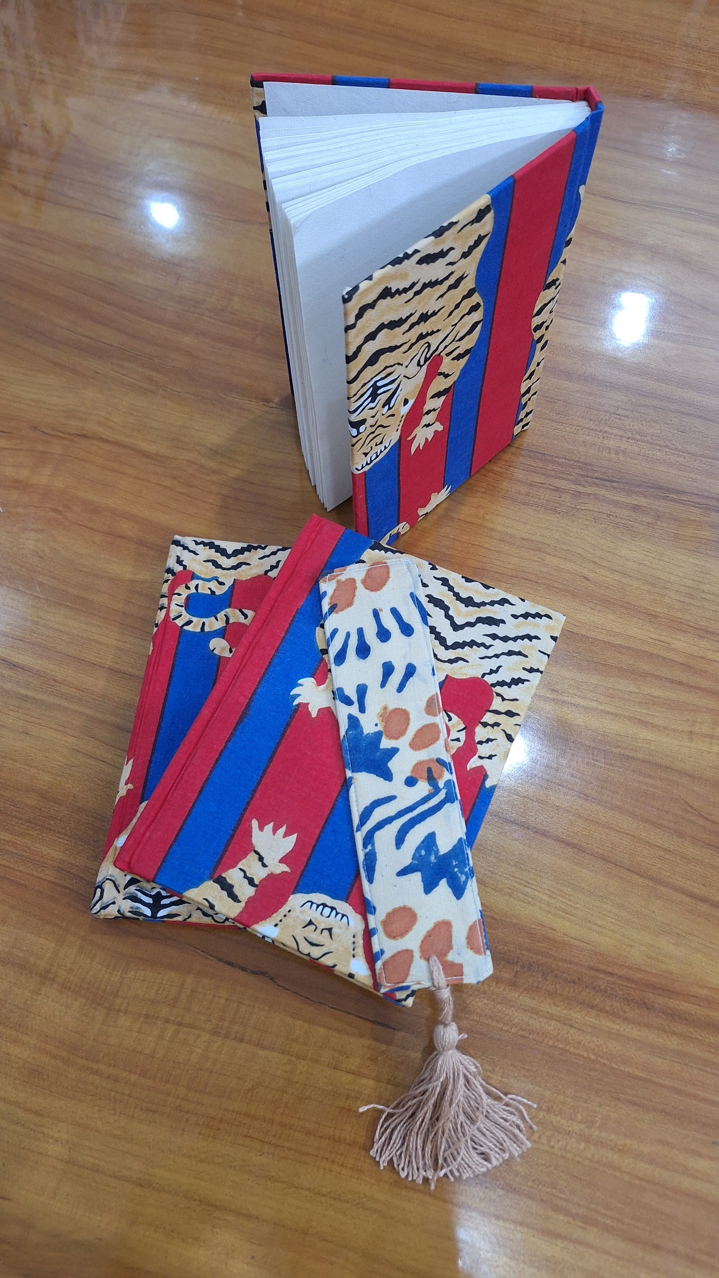 Wonderful Flying Tiger Printed Fabric Cover Diary for Diary Writtimf