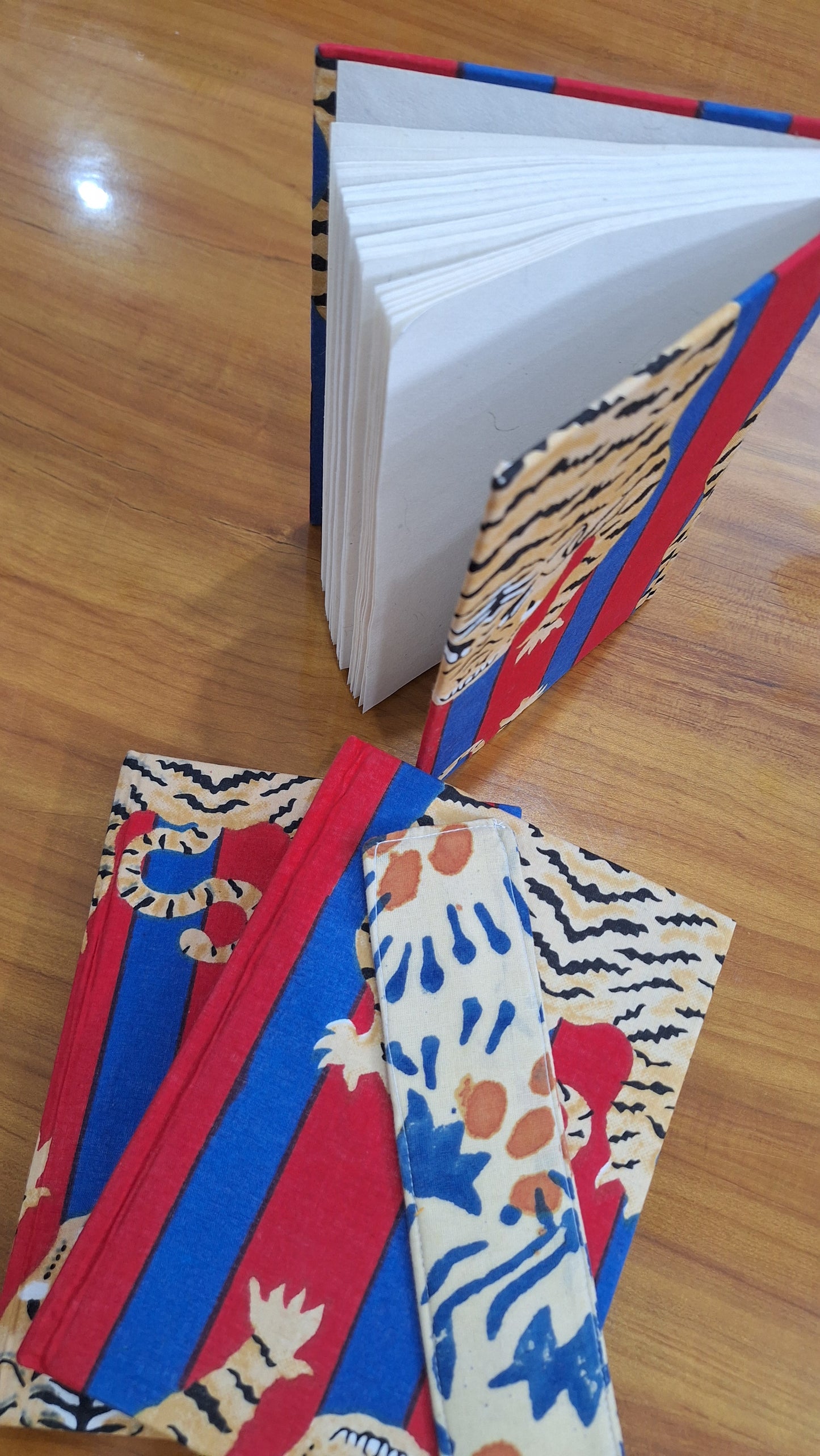 Wonderful Flying Tiger Printed Fabric Cover Diary for Diary Writtimf