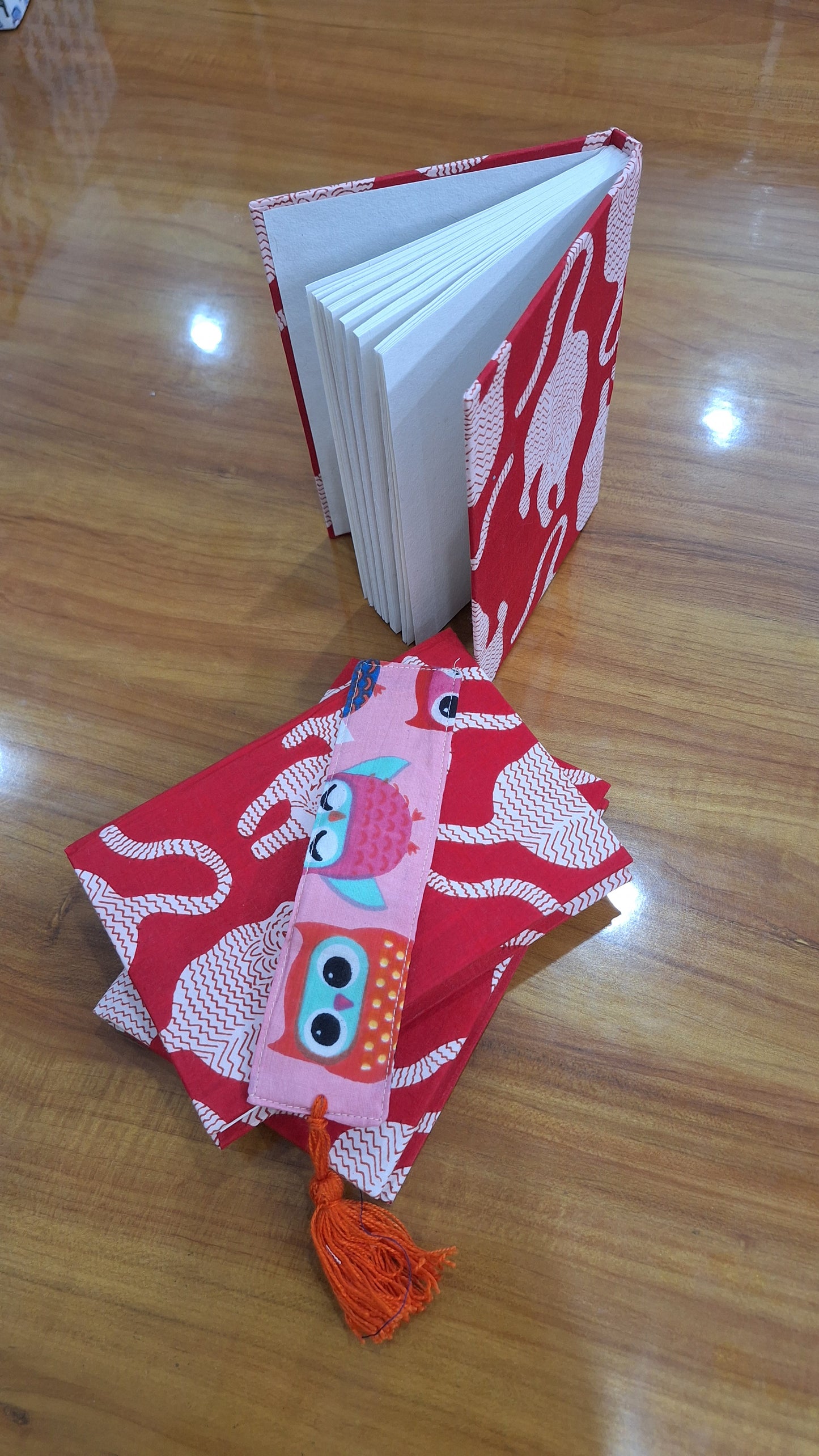 Running Tiger Print Covered Handmade Journal Diary