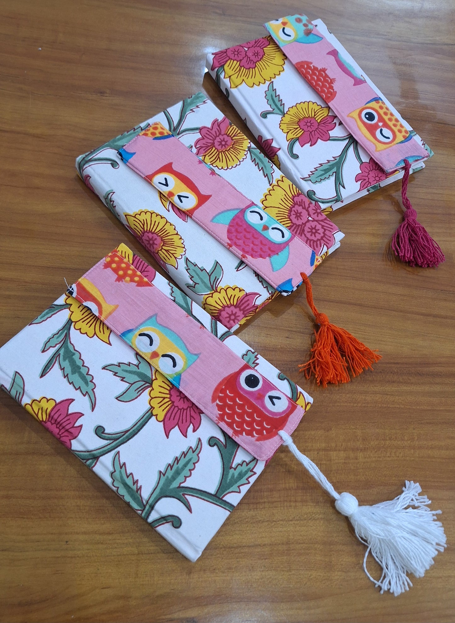 Handmade Diary With Hand Block Printed Fabric Cover