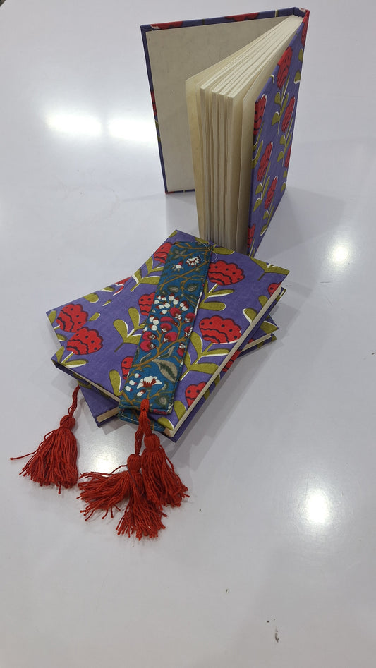 Gorgeous Small Buti Printed Fabric Covered Diaries