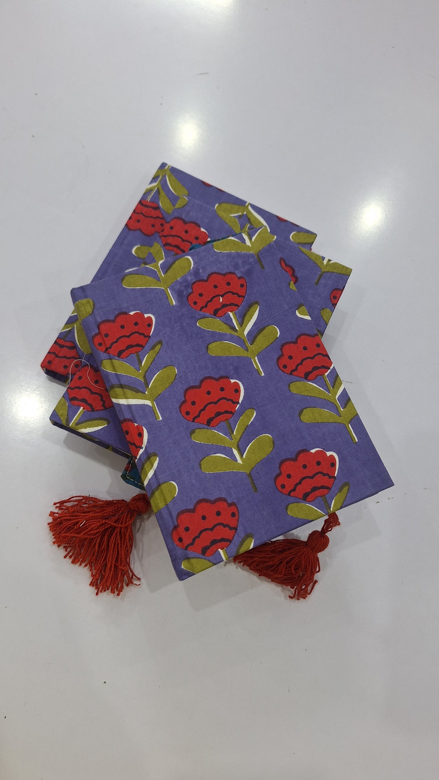Gorgeous Small Buti Printed Fabric Covered Diaries
