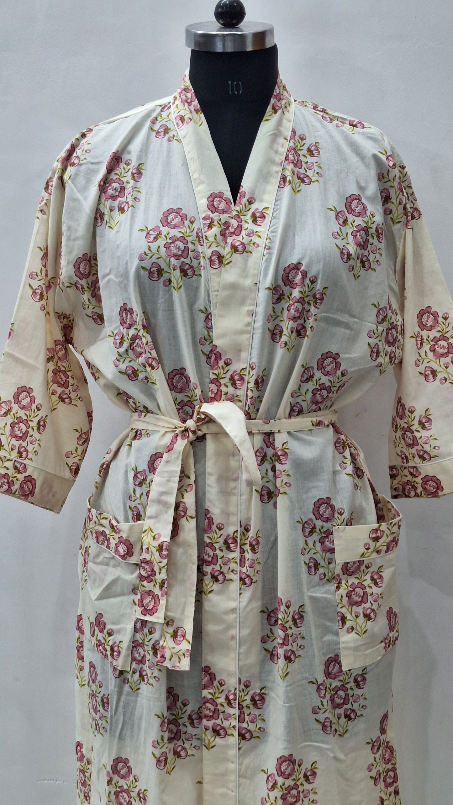 Soft Waffle Weave Bathrobe  Quick Dry & Cozy Feel