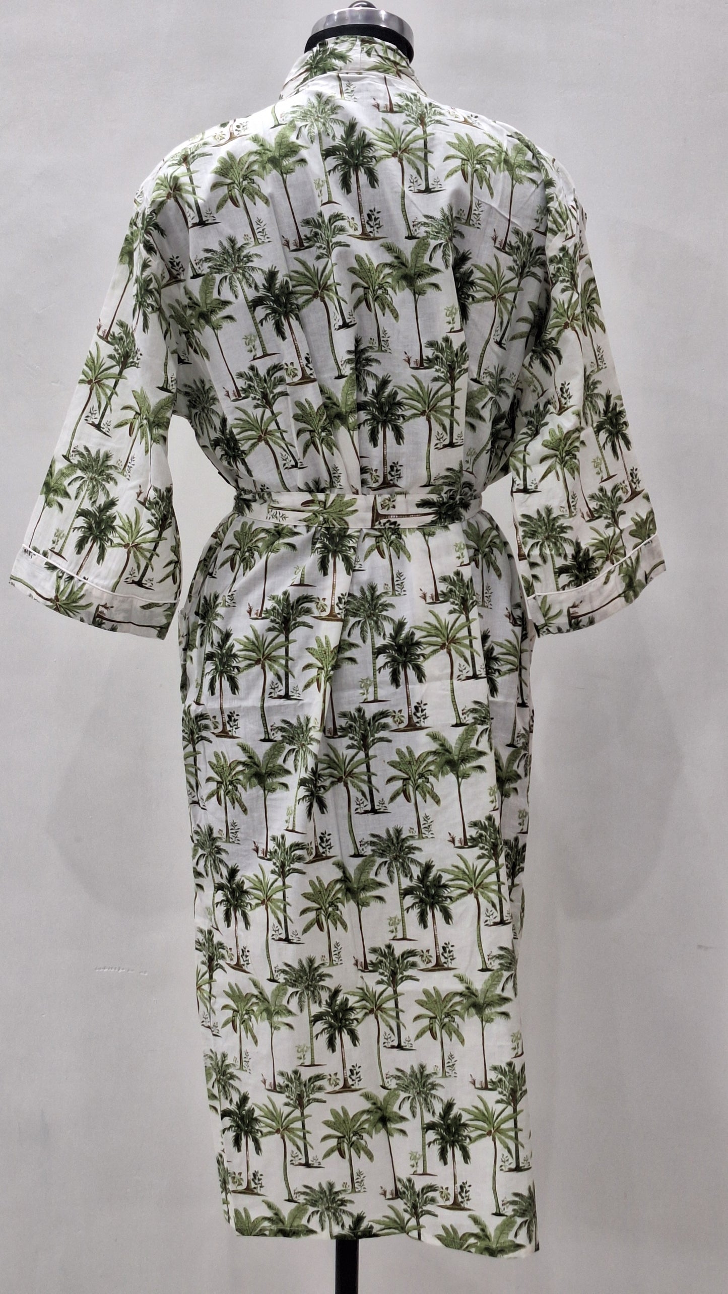 Block Printed Cotton Pealam Bathrobe