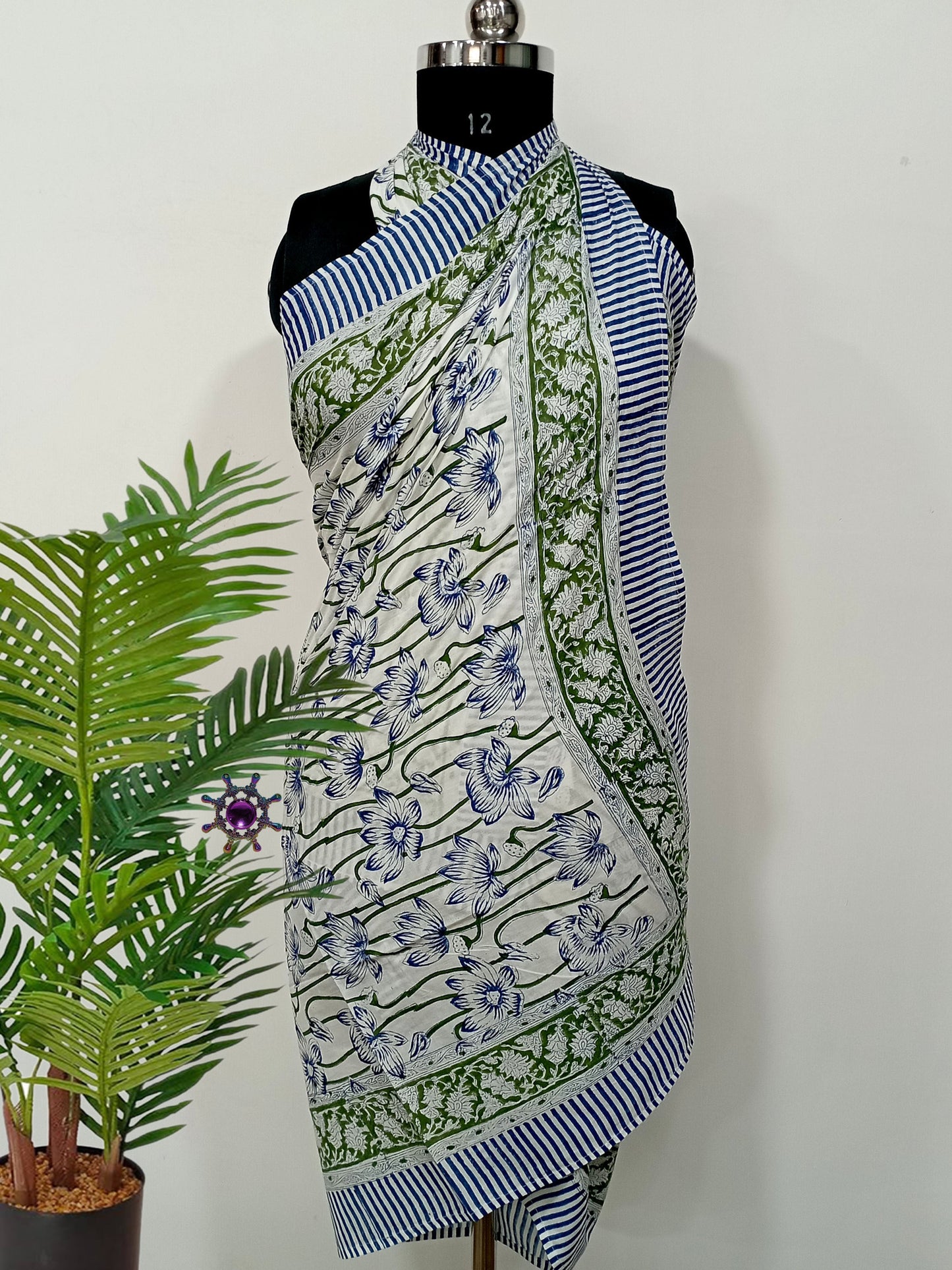 Beautiful-Indian-Sukdi-Block-Printed-Sarong