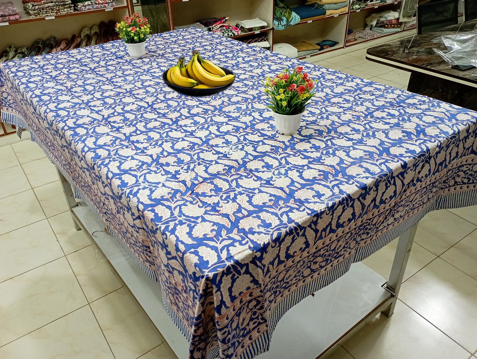 Blue-Kairi-Print-Hand-Block-Printed-Cotton-Table-Cover