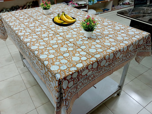 Brown-Kitty-Print-Hand-Block-Printed-Cotton-Table-Cover