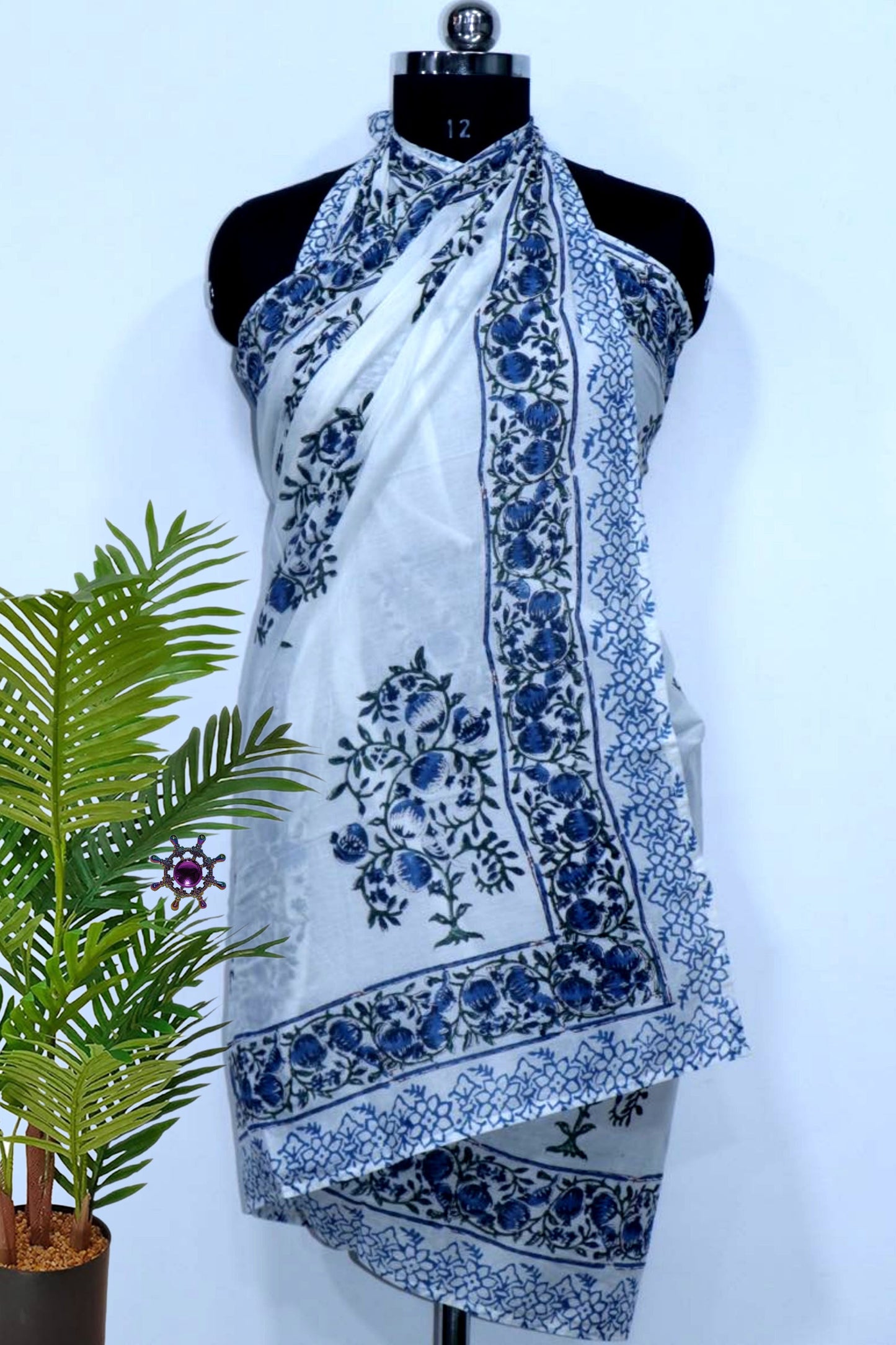 Indian-Pomegranate-Tree-Hand-Block-Printed-Cotton-Pareo