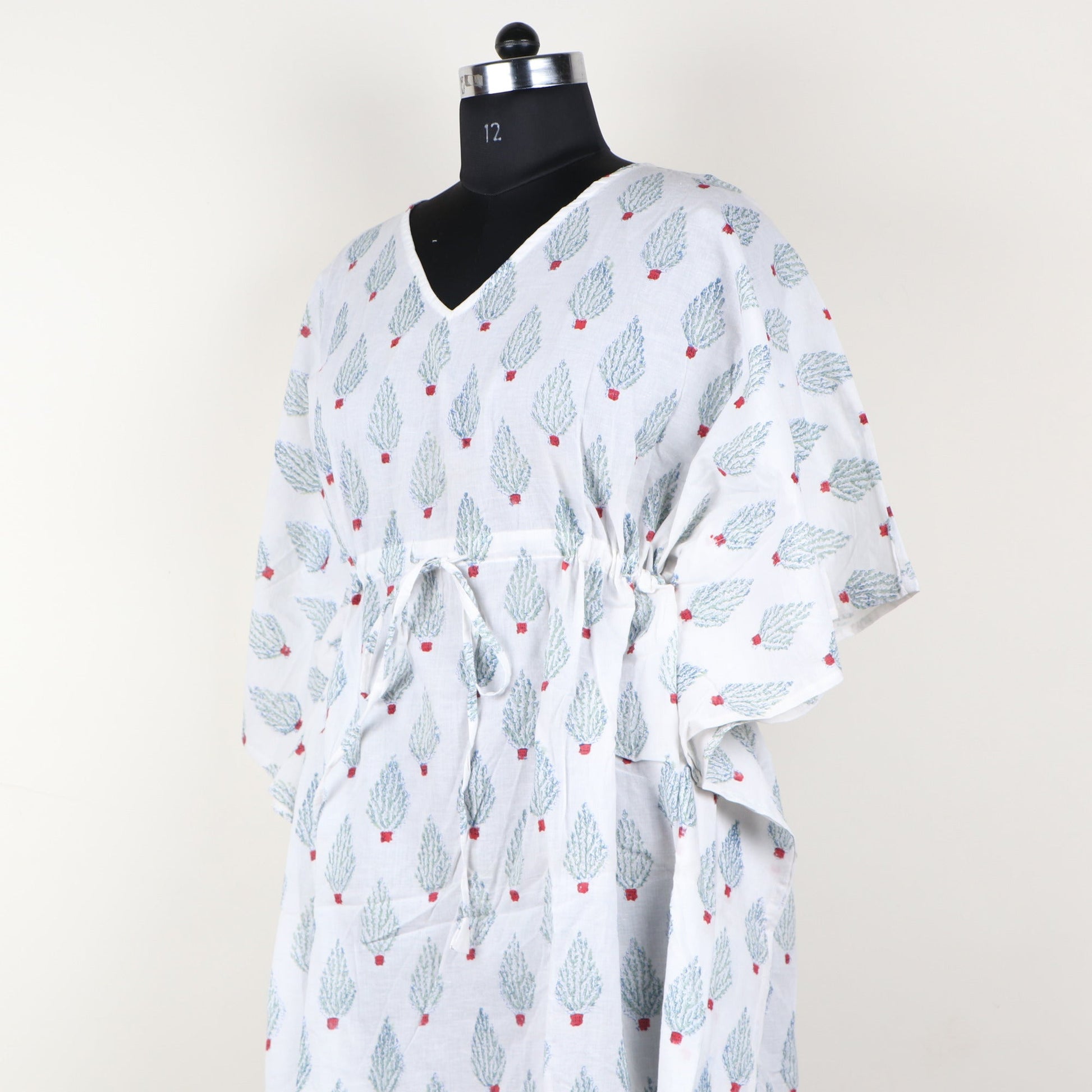 Jhaadi-Print-Hand-Block-Printed-Kaftan
