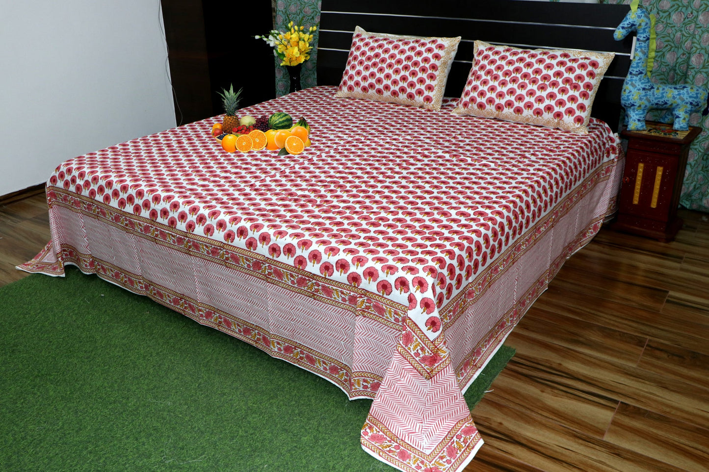Morpankh-Hand-Block-Printed-Cotton-Bedsheet
