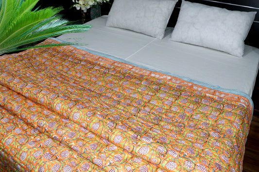 Orange-Anar-Hand-Block-Printed-Cotton-Fine-Quilt