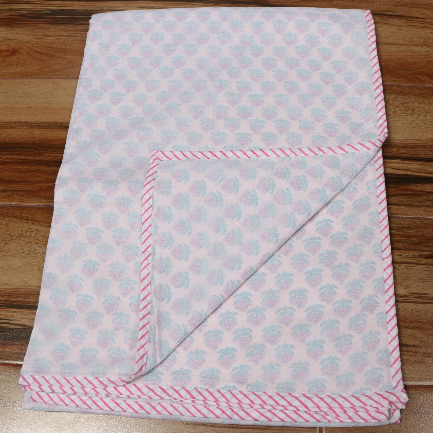 Peach-Colour-Small-Buti-Block-Printed-3-Layered-Dohar
