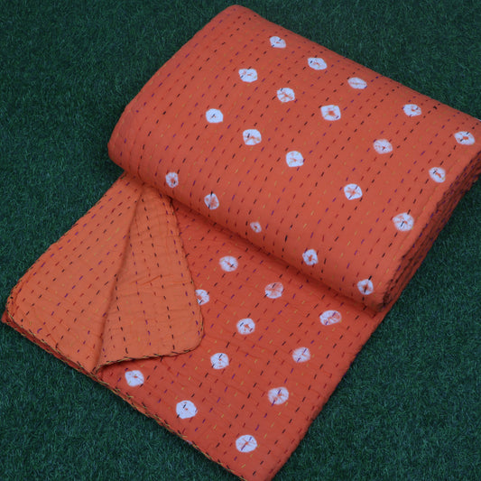 Tie-Dye-Small-Eyelet-Printed-Handmade-Kantha-Quilt
