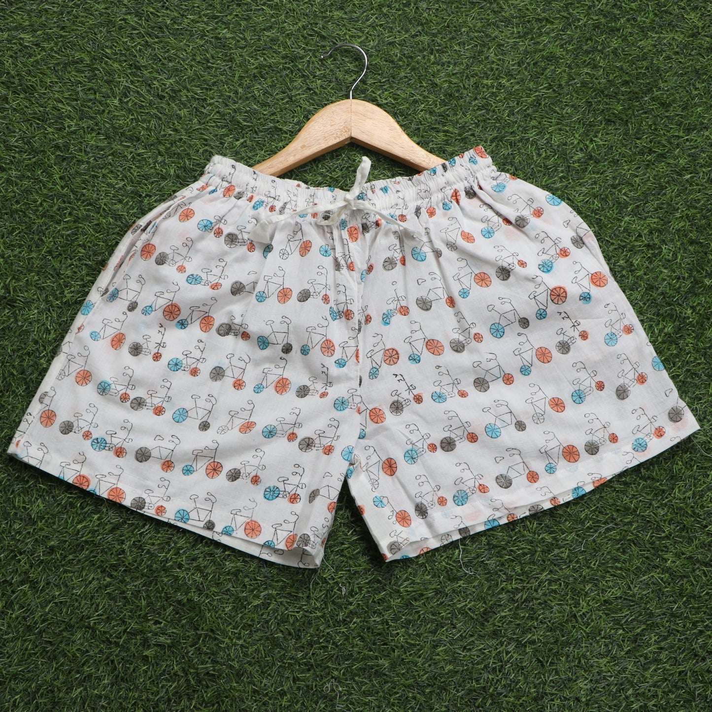 Beautiful-Cycle-Block-Printed-Cotton-Shorts