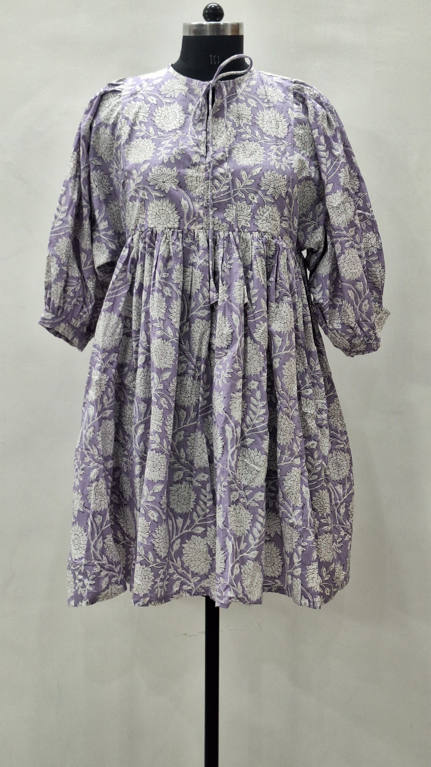 kitti print midi dress