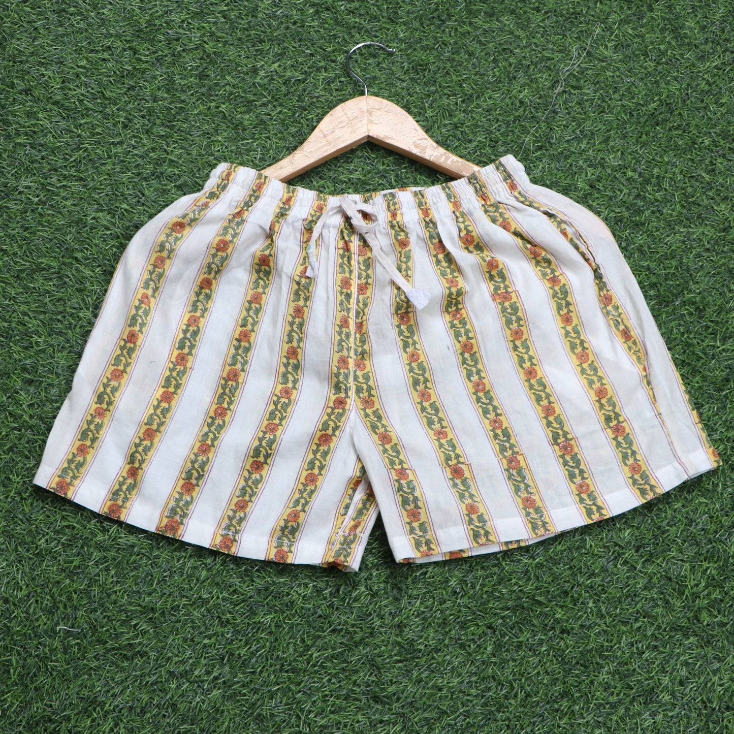 Multicolour-Border-Jaal-Printed-Cotton-Short