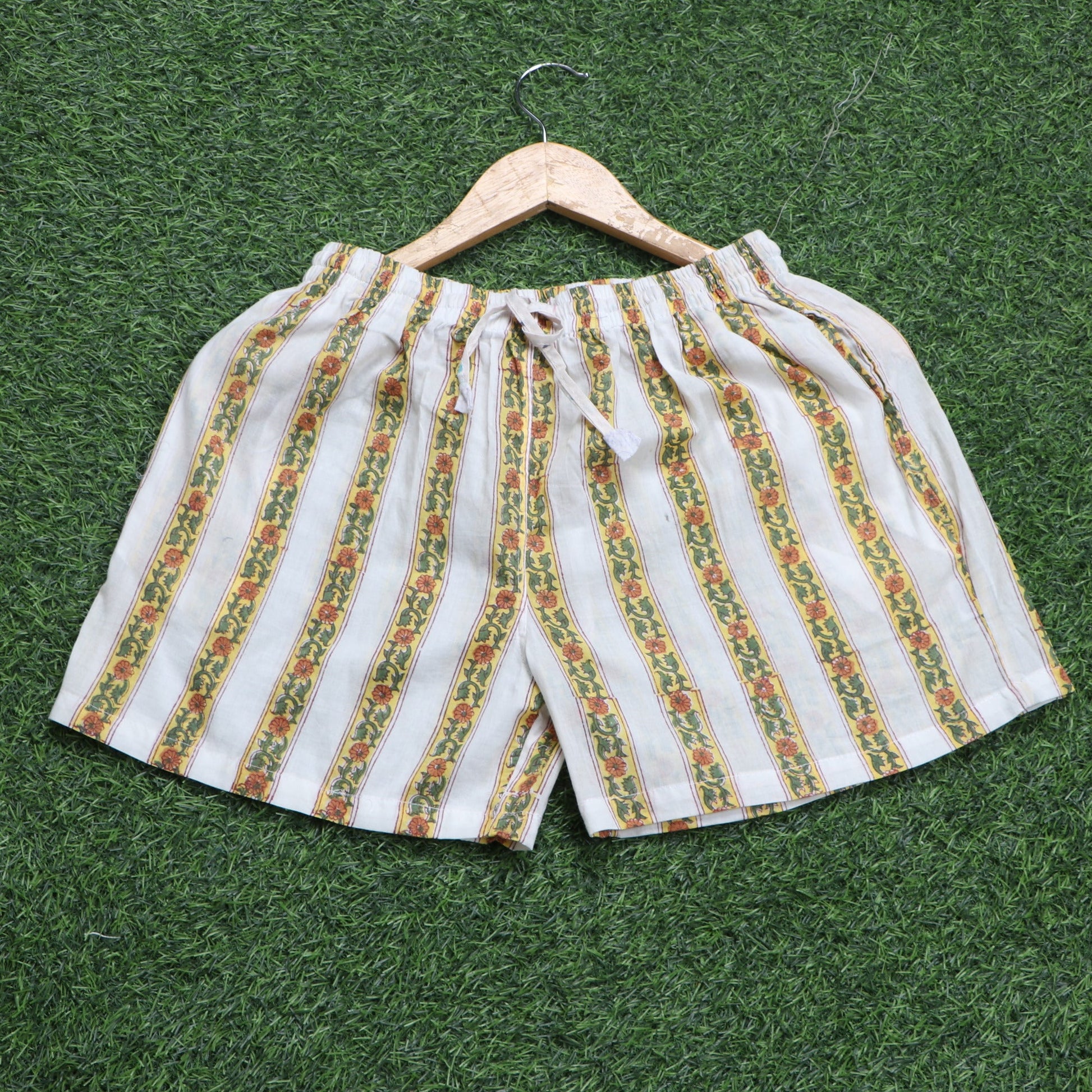 Multicolour-Border-Jaal-Printed-Cotton-Short