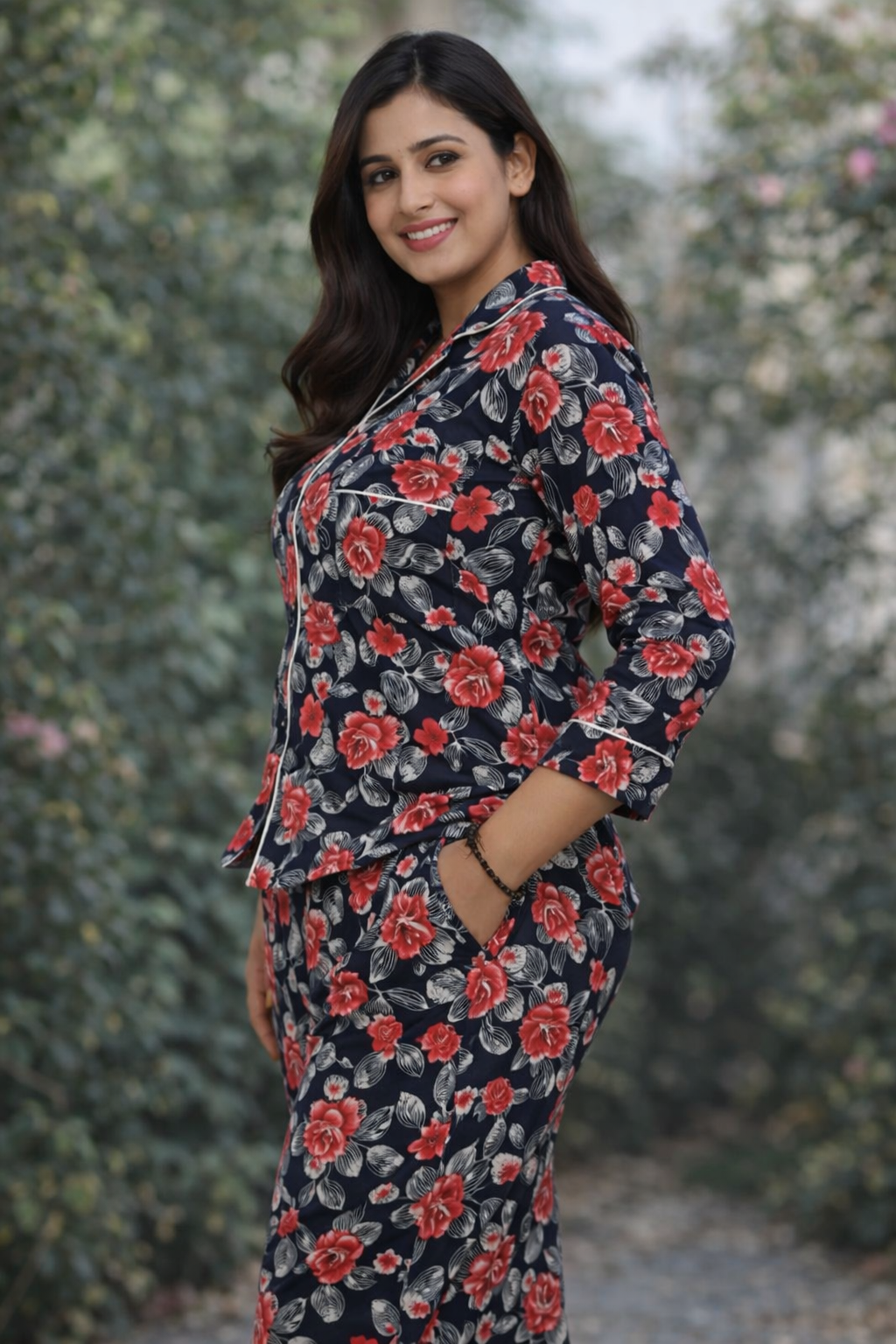 women`s cotton night suit
