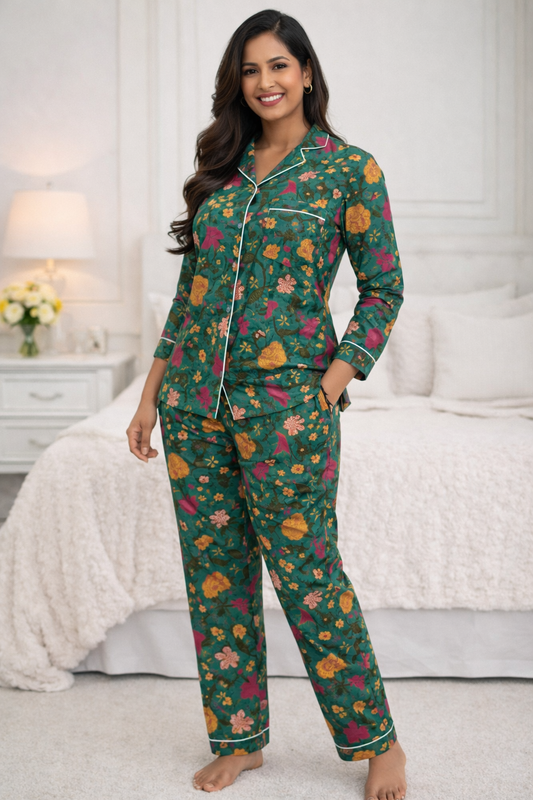 women`s cotton night suit