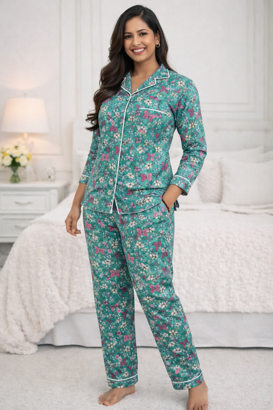 women` cotton night suit