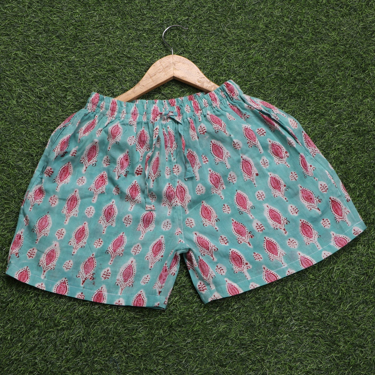 Pencil-Booti-Hand-Printed-Cotton-Shorts